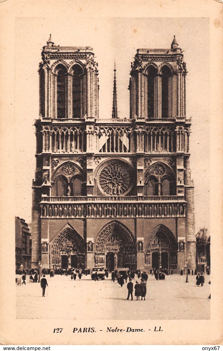 PARIS (75) Cathédrale Notre-Dame 1163-1260 Les 2 Tours-Eglise-Religion - Kerken
