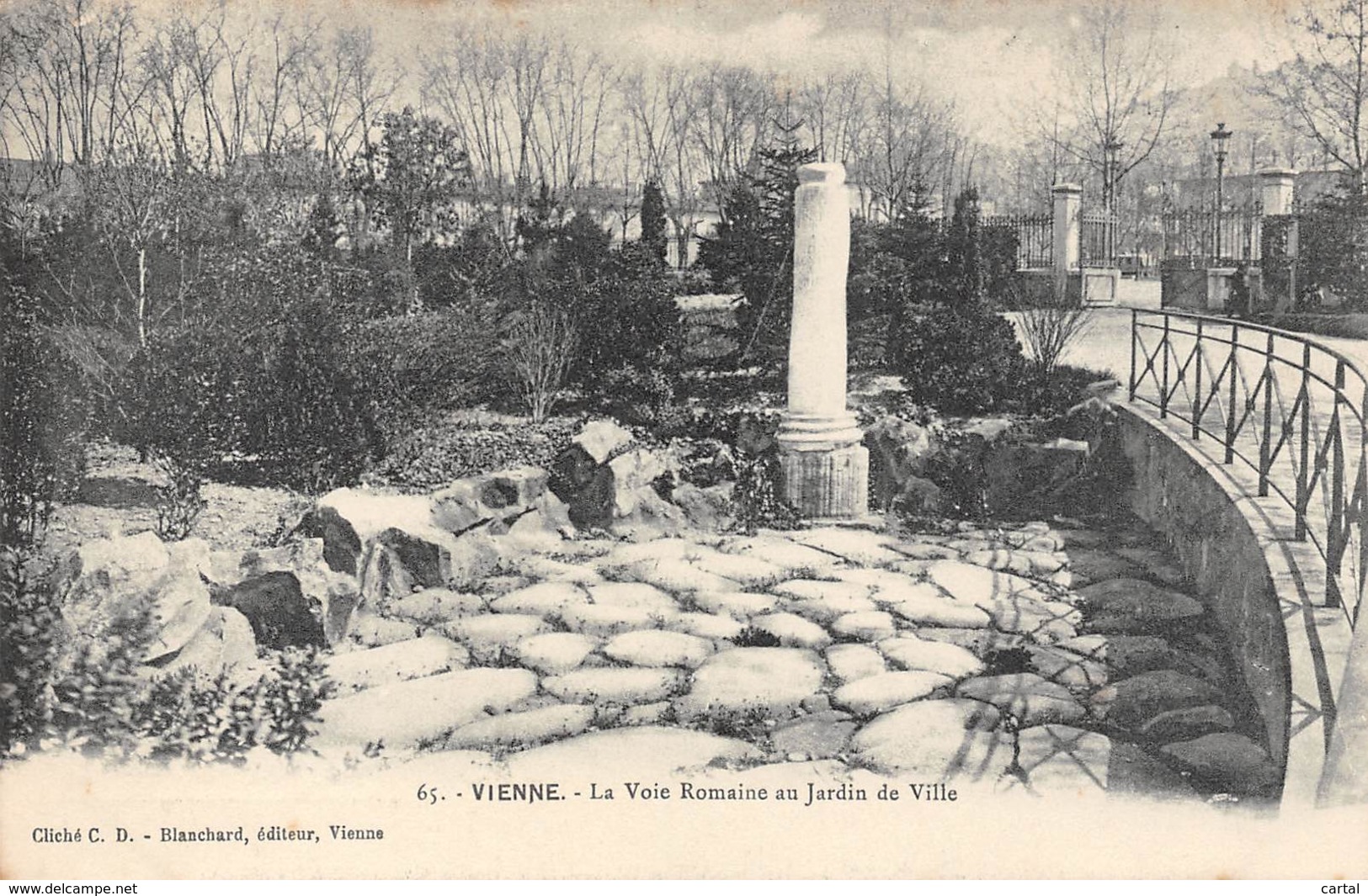 38 - VIENNE - La Voie Romaine Au Jardin De Ville - Vienne