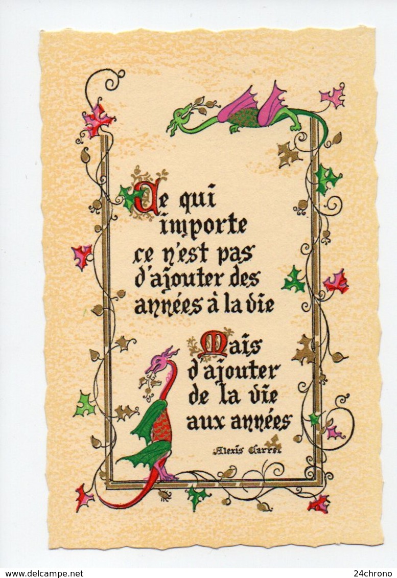 Citation D'Alexis Carrel: Ce Qui Importe Ce N'est Pas D'ajouter Des Annees à La Vie, Mais D'ajouter De La Vie Aux Annees - Philosophie & Pensées