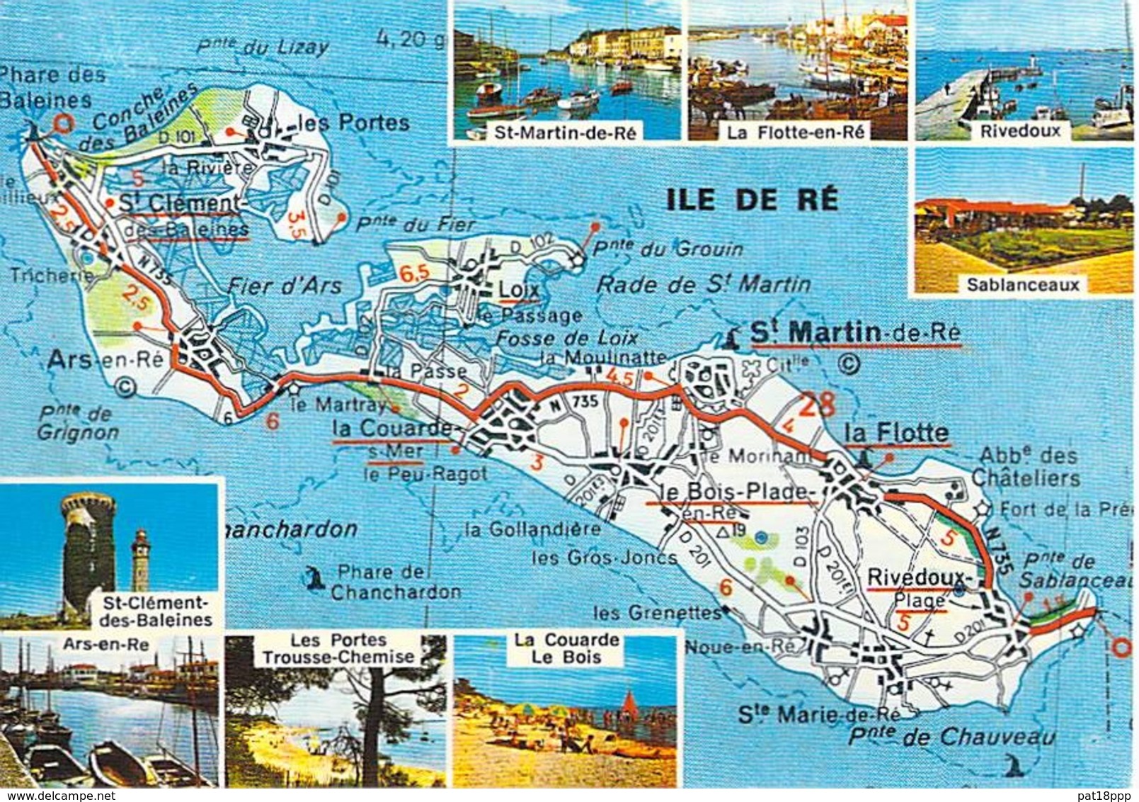 ** Lot De 3 Cartes ** 17 - ILE DE RE : Multivues - CPSM CPM Grand Format - Charente Maritime - Ile De Ré