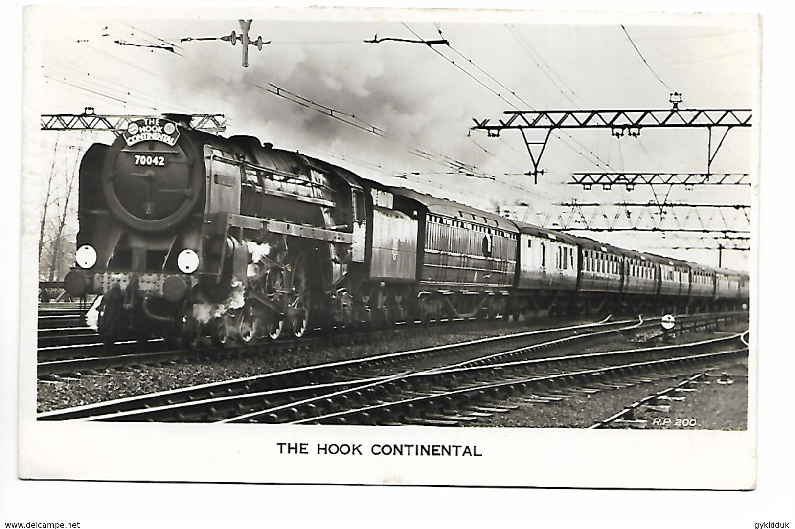 17) BRITISH RAILWAYS 'HOOK CONTINENTAL' 70042 'LORD ROBERTS' AT SHENFIELD. C?. - Trains