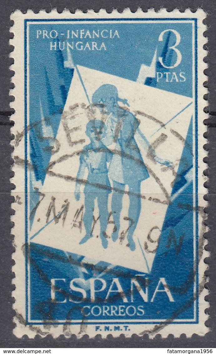 ESPAÑA - SPAGNA - SPAIN - ESPAGNE - 1956 - Yvert 896 Usato. - Usati