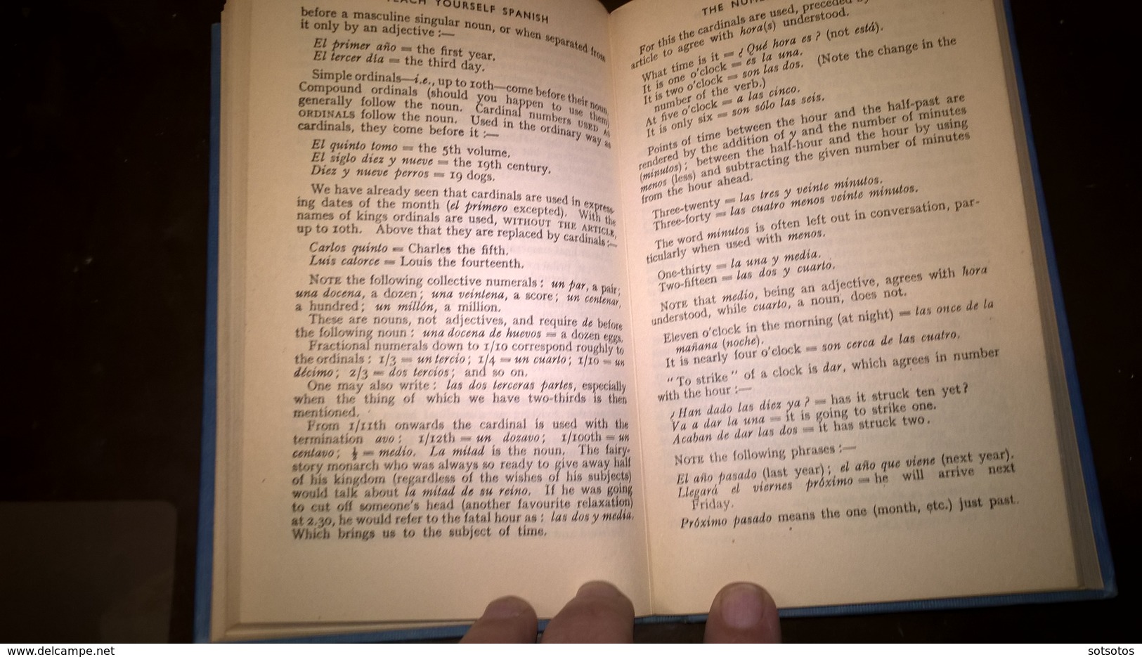 SPANISH PHRASE BOOK  - TEACH YOURSELF BOOKS LONDON (1963) - 252 Pages (11x18 Cent) IN VERY GOOD CONDITION - Obras Linguísticas