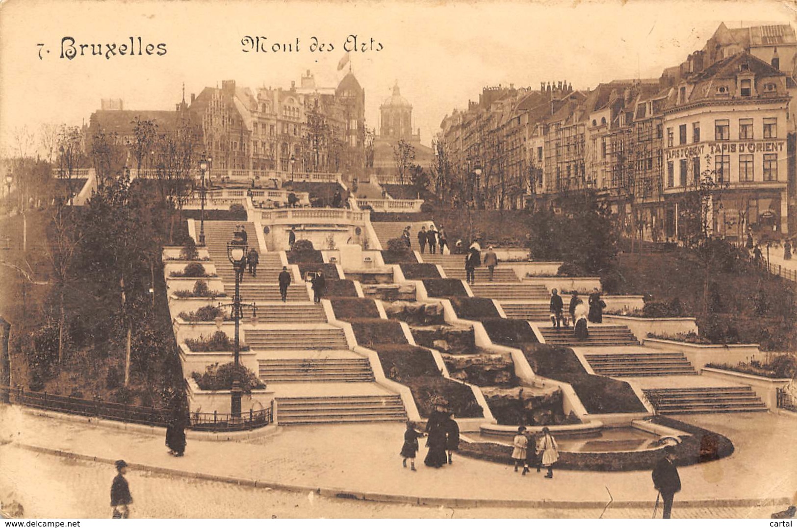 BRUXELLES - Mont Des Arts - Bossen, Parken, Tuinen