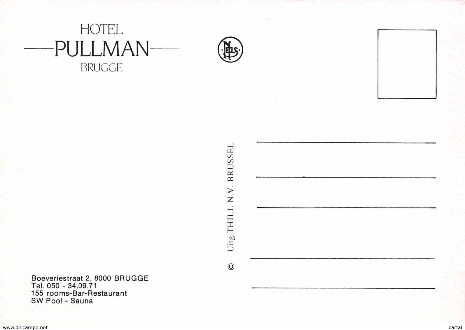 CPM - BRUGGE - Hotel PULLMAN - Boeveriestraat 2 - Brugge
