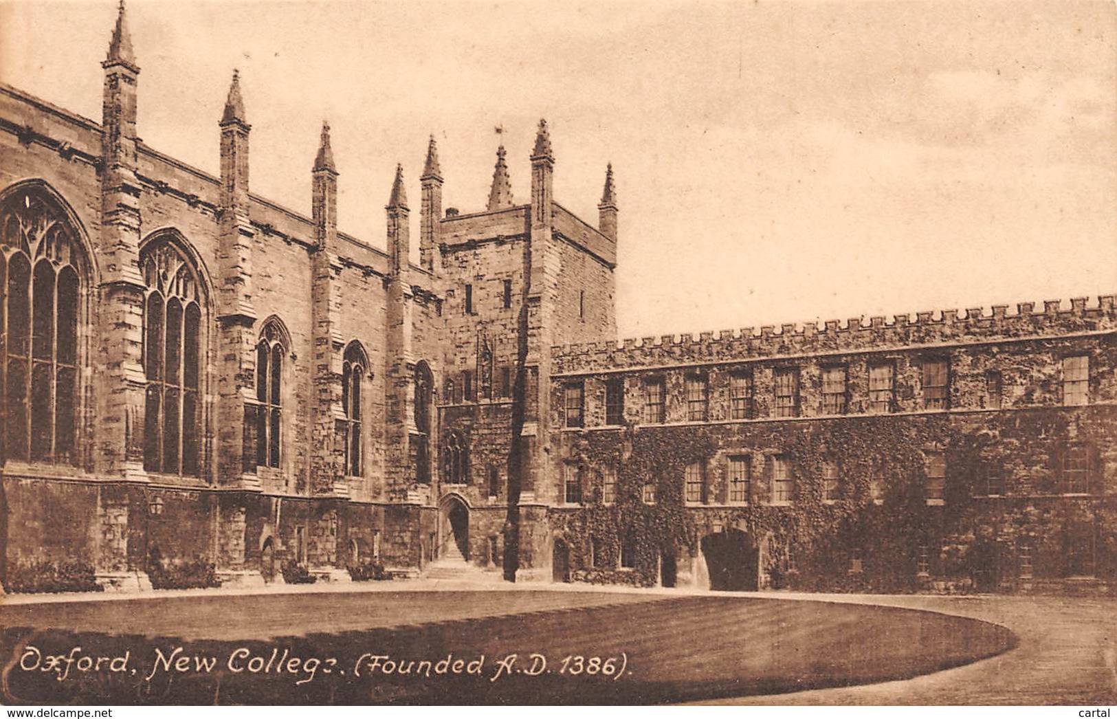 OXFORD - New College (Founded A.D. 1386) - Oxford