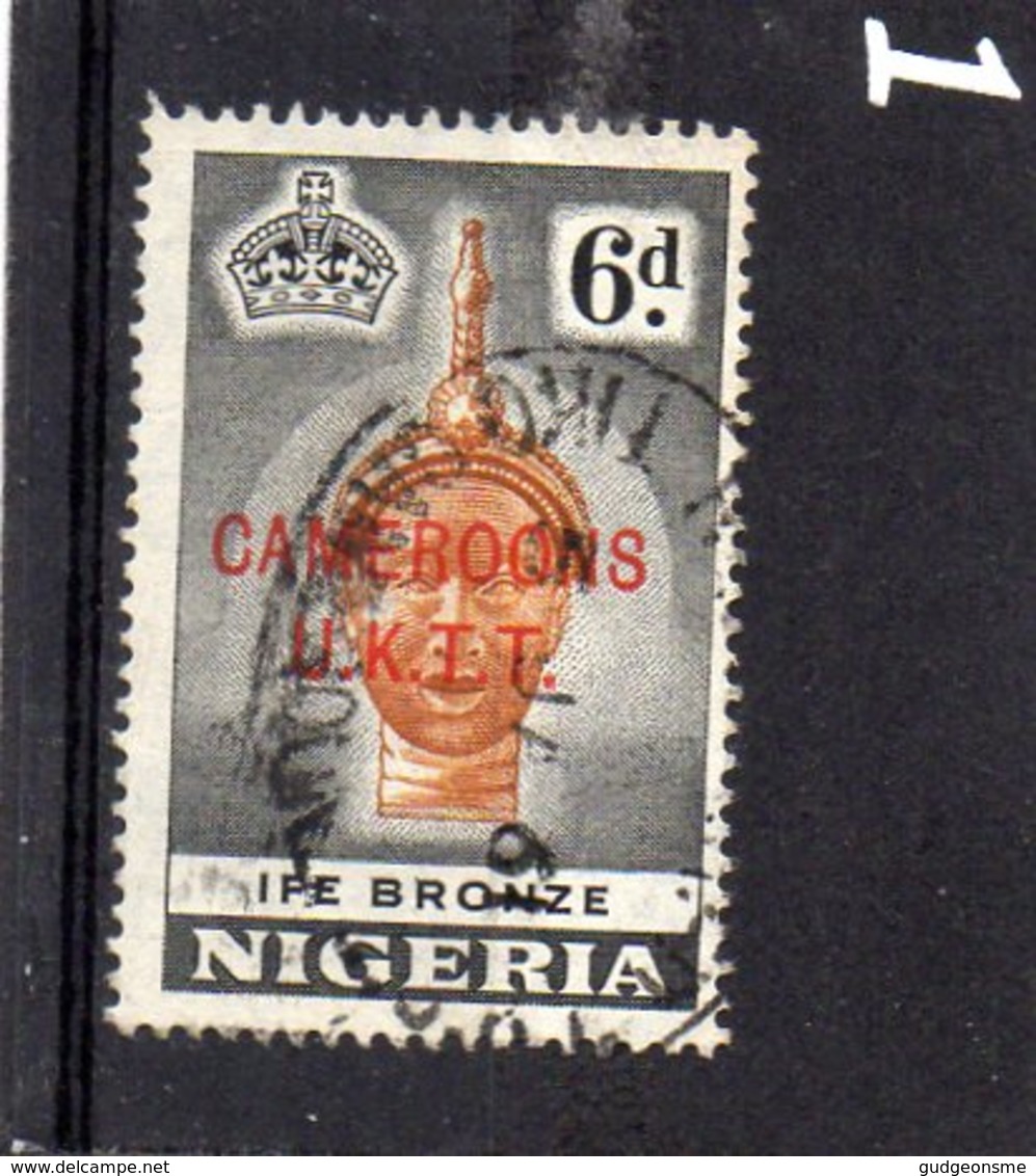 1960 Overprint NIGERIA ISSUES 6d Used - Cameroun