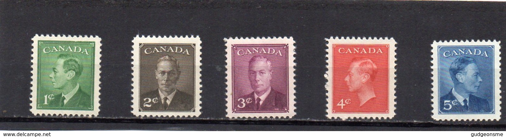 1950 GV1 5 Values MNH - Unused Stamps