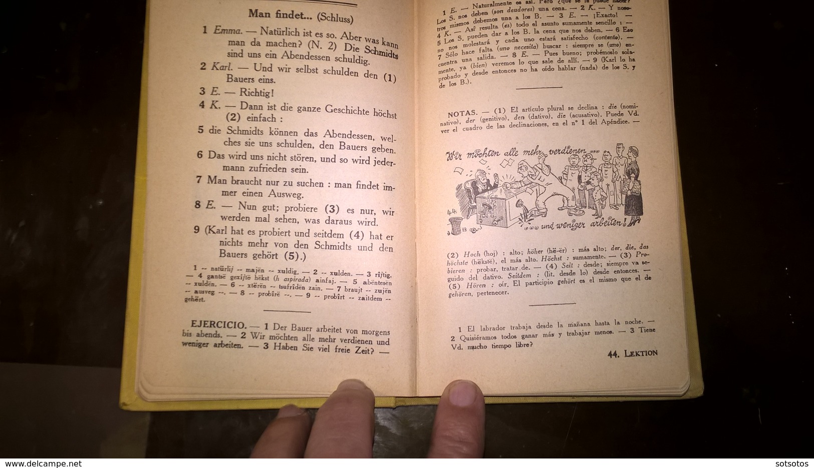 EL ALEMAN Sin ESFUERZO Por A. CHEREL - METODO DIARIO ASSIMIL - PARIS (1959) - 376 Pages (11,50x18 Cent) - IN VERY GOOD - Sprachwissenschaften