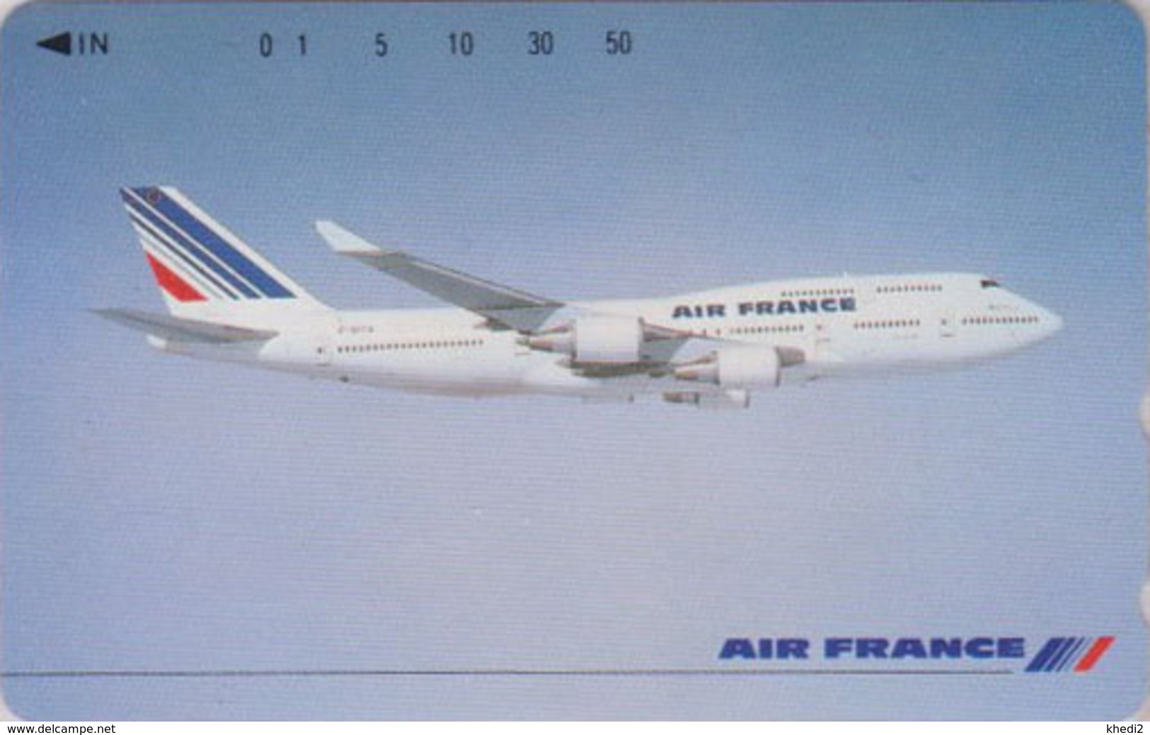 RARE Télécarte NEUVE Japon / 110-011 - AIR FRANCE - AVION - PLANE AIRLINES Japan MINT Phonecard - FLUGZEUG - 2281 - Avions