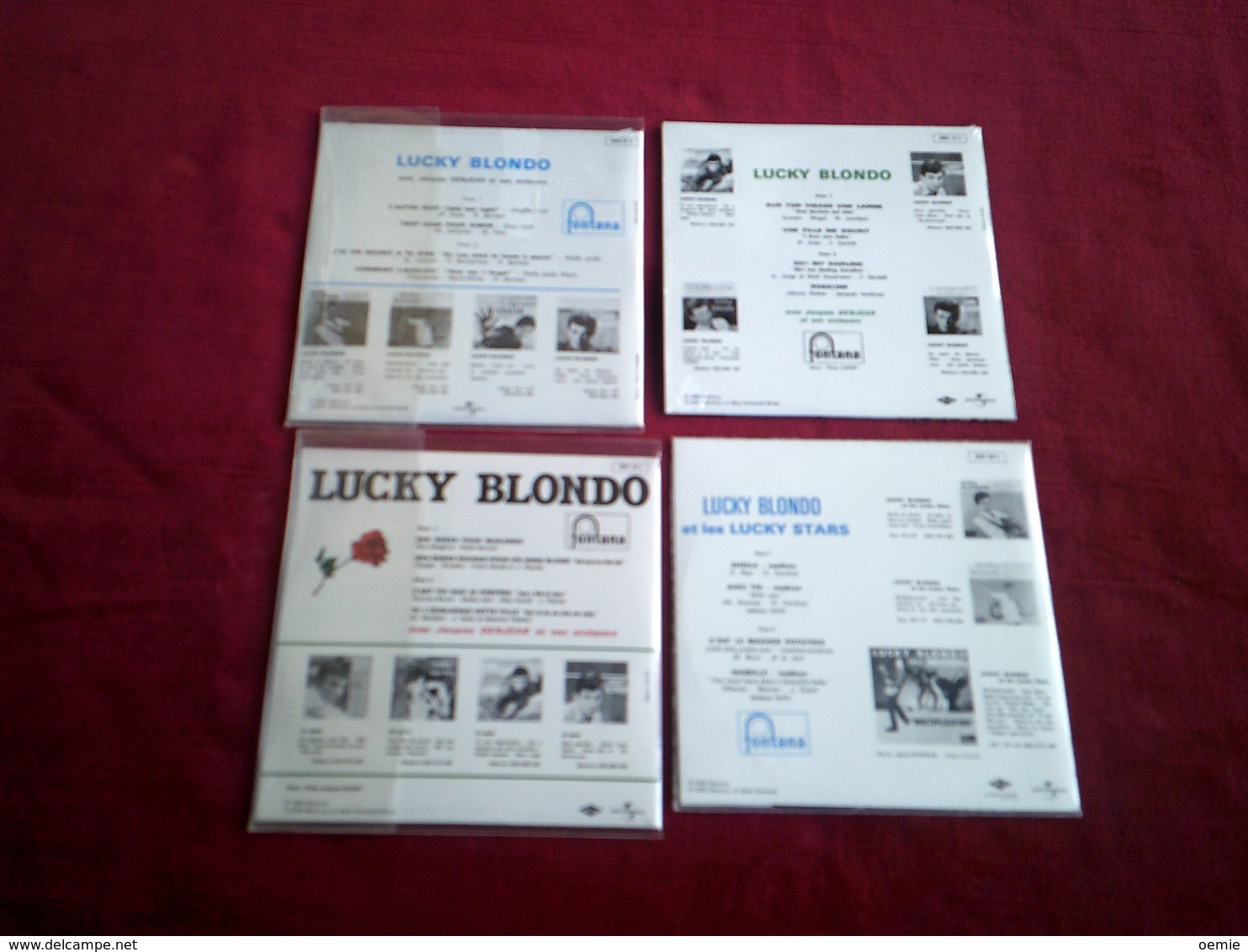 LUCKY BLONDO  ° COLLECTION DE 4 CD  4 TITRES - Vollständige Sammlungen