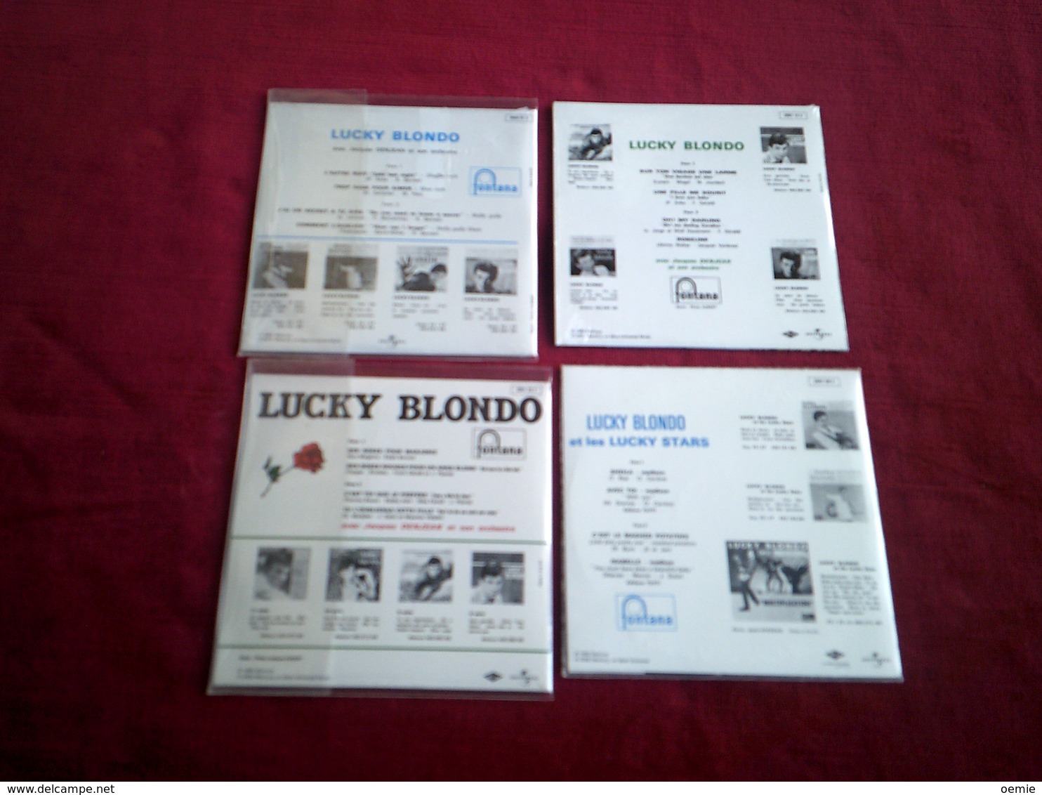 LUCKY BLONDO  ° COLLECTION DE 4 CD  4 TITRES - Collections Complètes