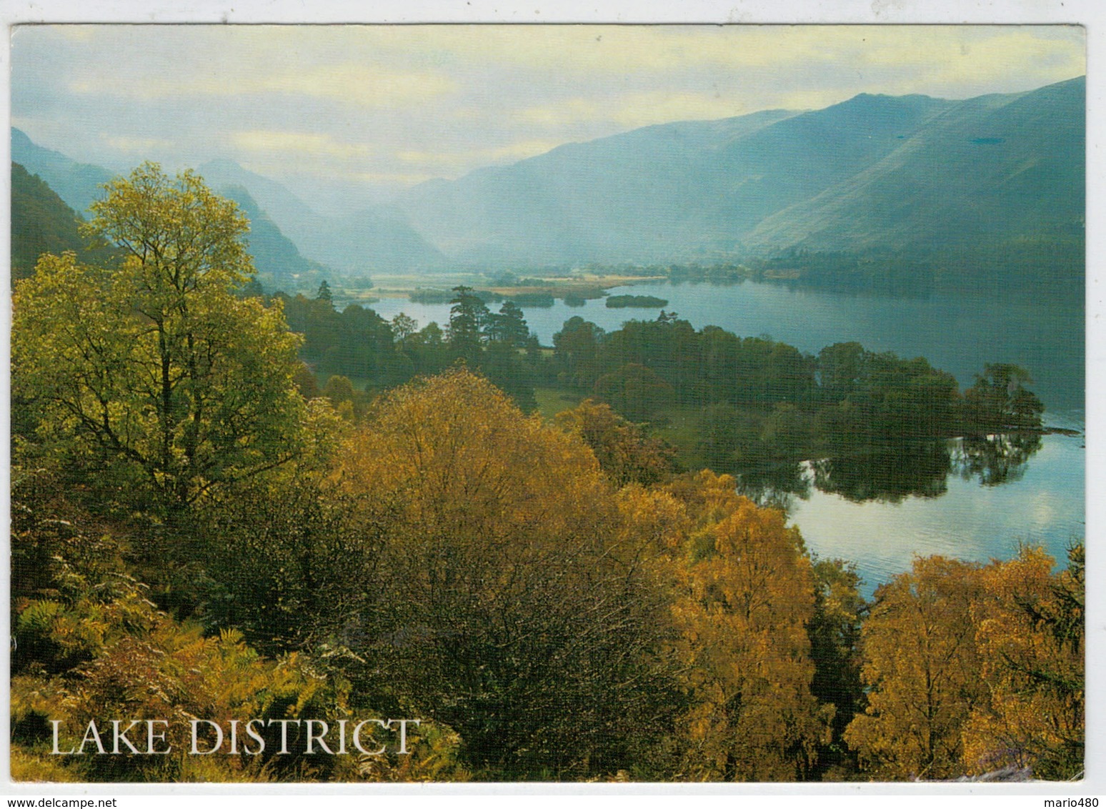 LAKE  DISTRICT     BORROWDALE  FROM   BELOW  FALCON  CRAG            (VIAGGIATA) - Borrowdale