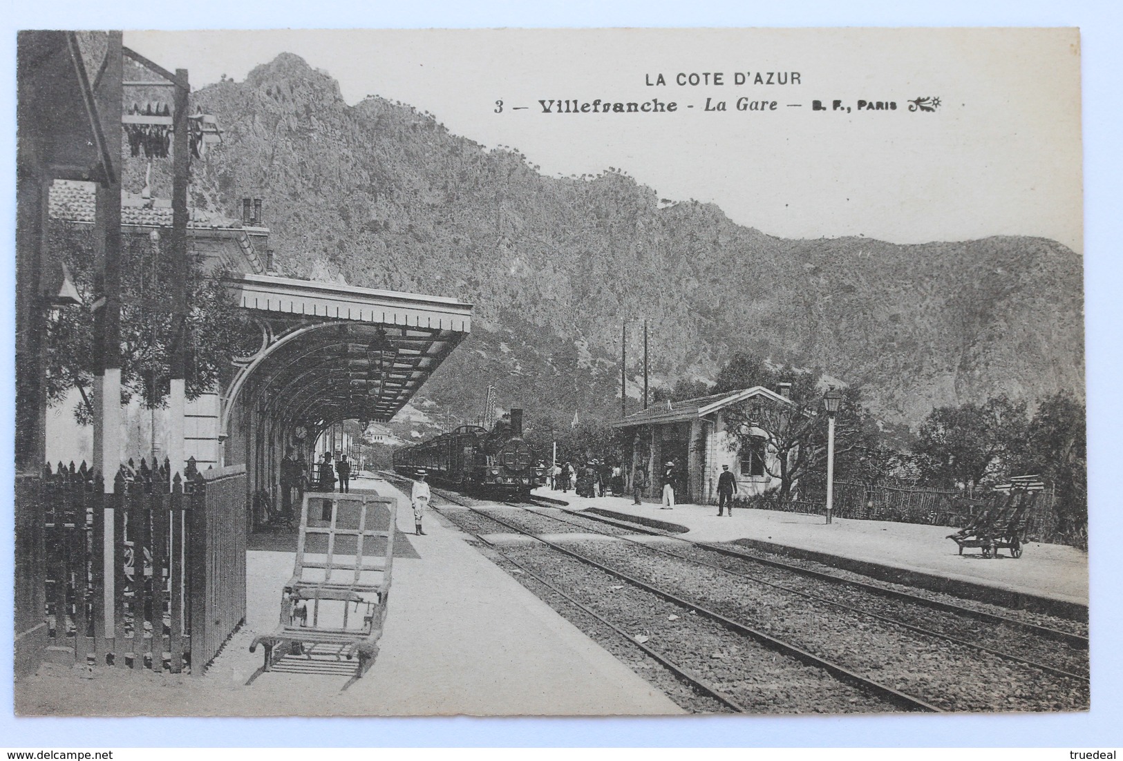 La Gare, Train, Villefranche, France - Villefranche-sur-Mer