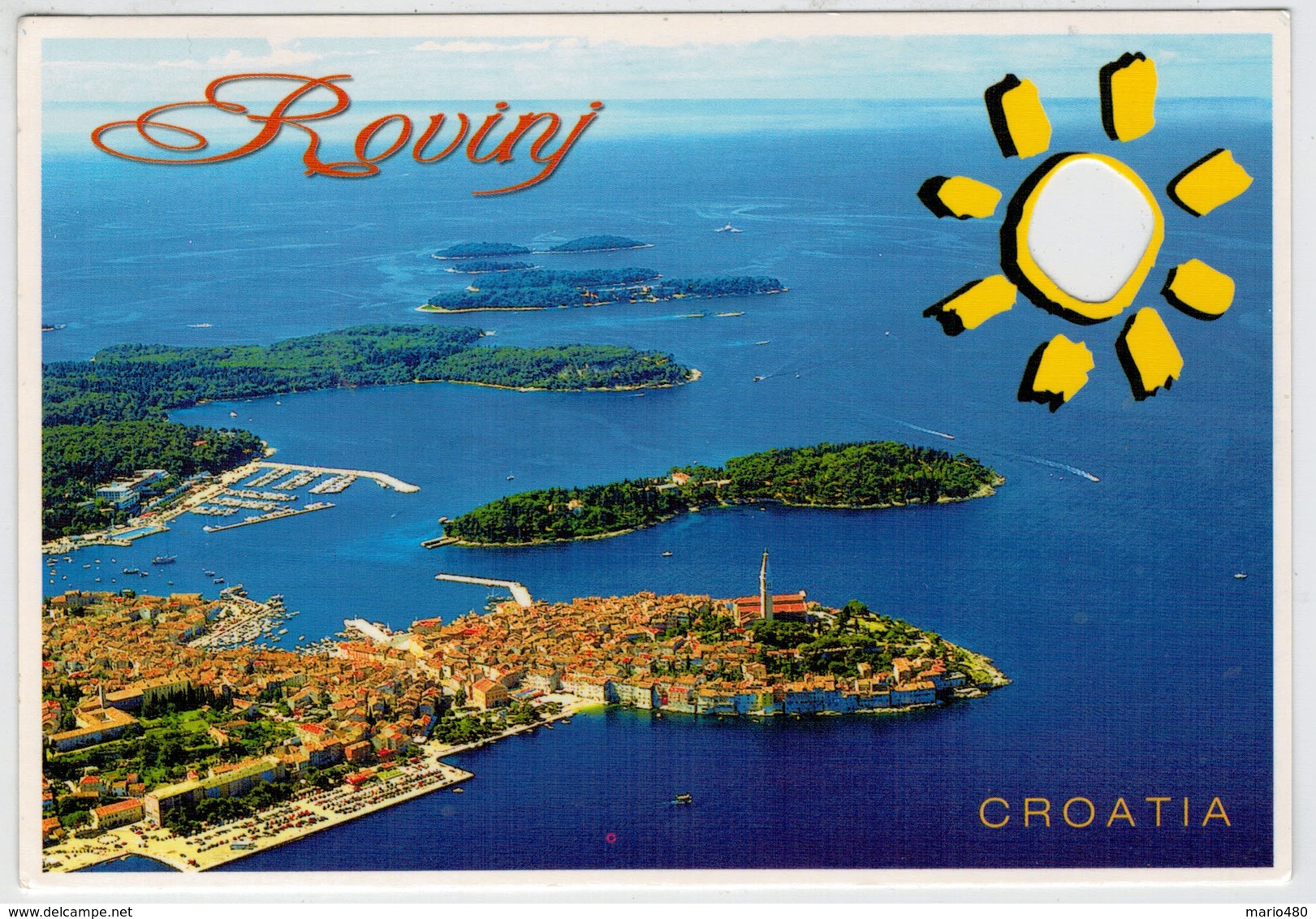 CROAZIA    ROVINJ   2 SCAN   (VIAGGIATA) - Kroatië