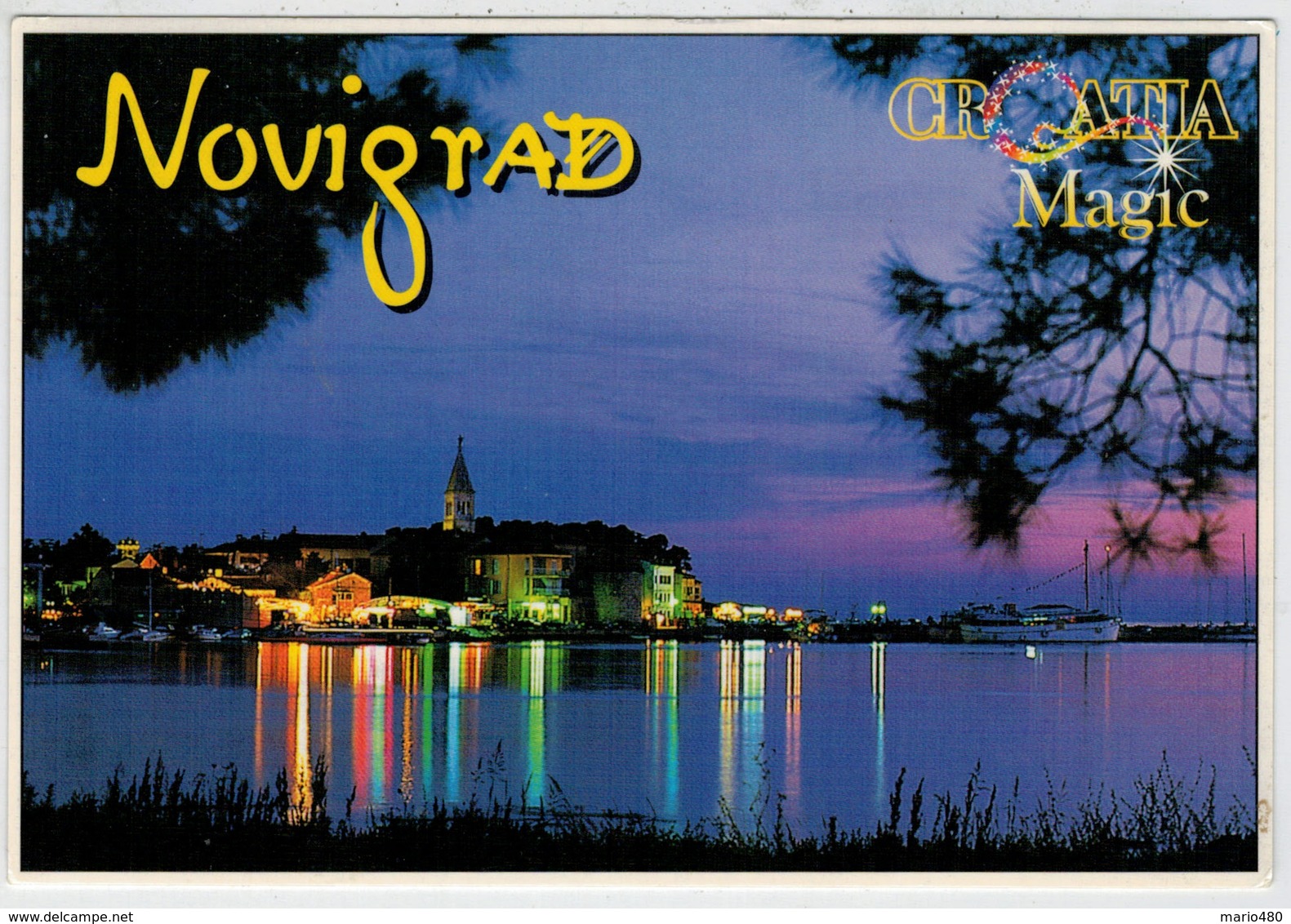 CROAZIA    NOVIGRAD     2 SCAN   (VIAGGIATA) - Croazia