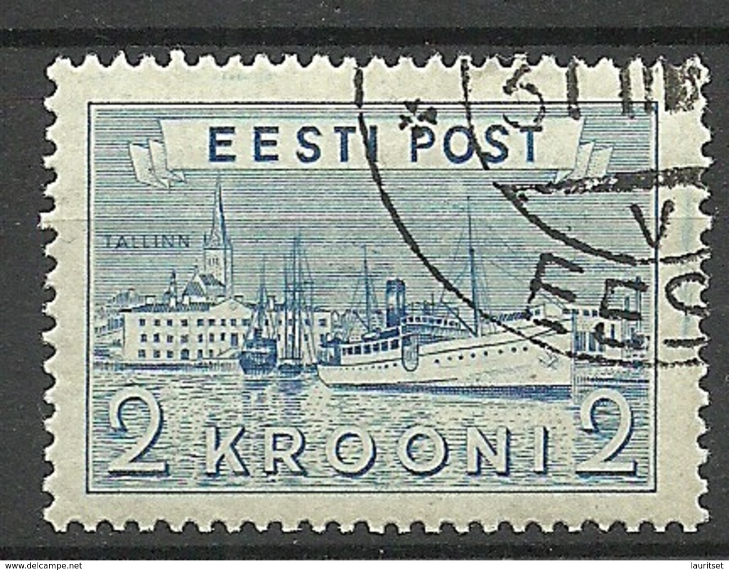 Estland Estonia 1938 Reval Hafen Michel 137 O - Estland