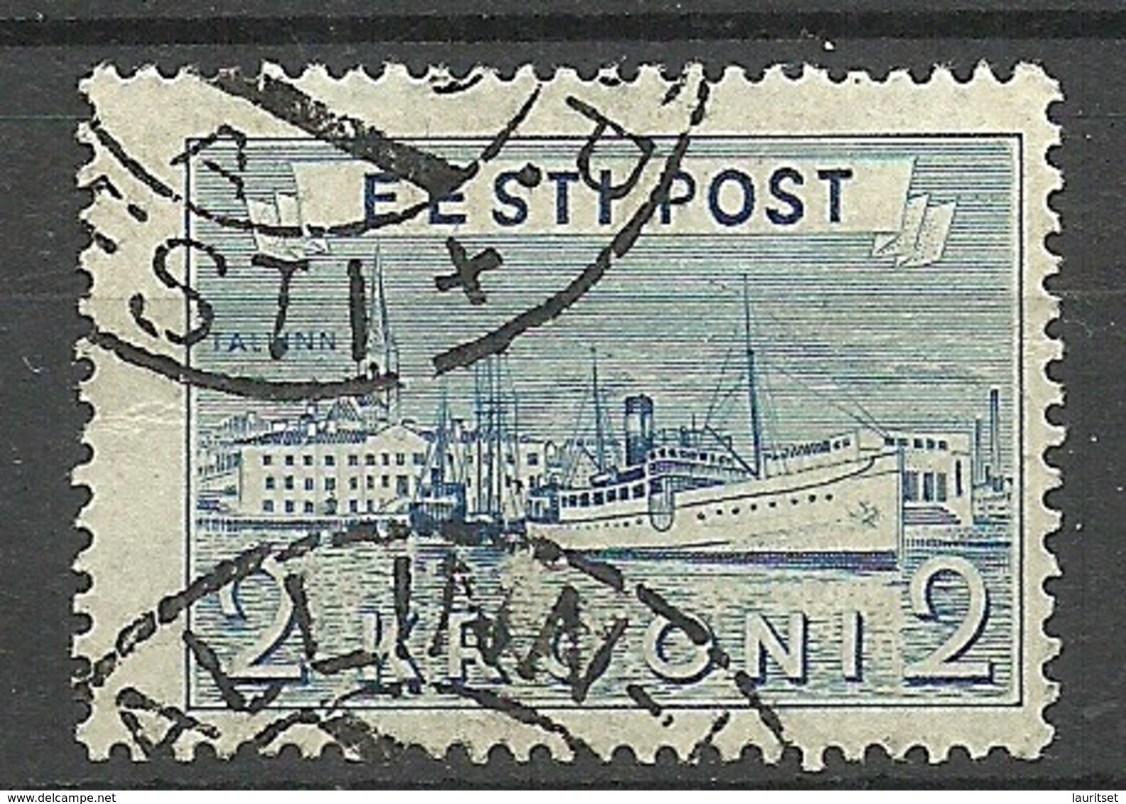 Estland Estonia 1938 Reval Harbour Michel 137 O - Estonie