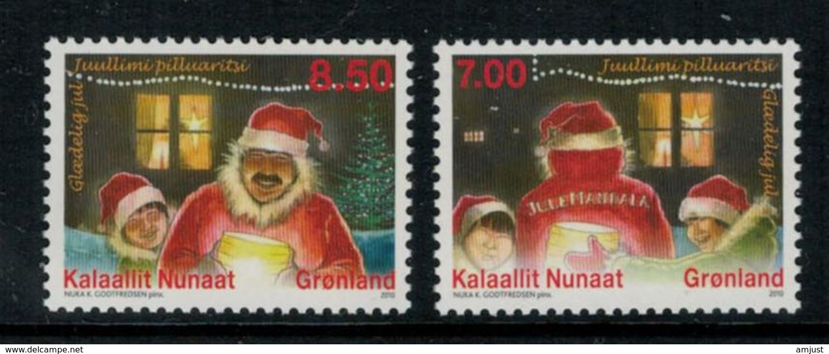 Groenland 2010 // Noël Timbres Neufs ** MNH Y&T 550-551 - Neufs