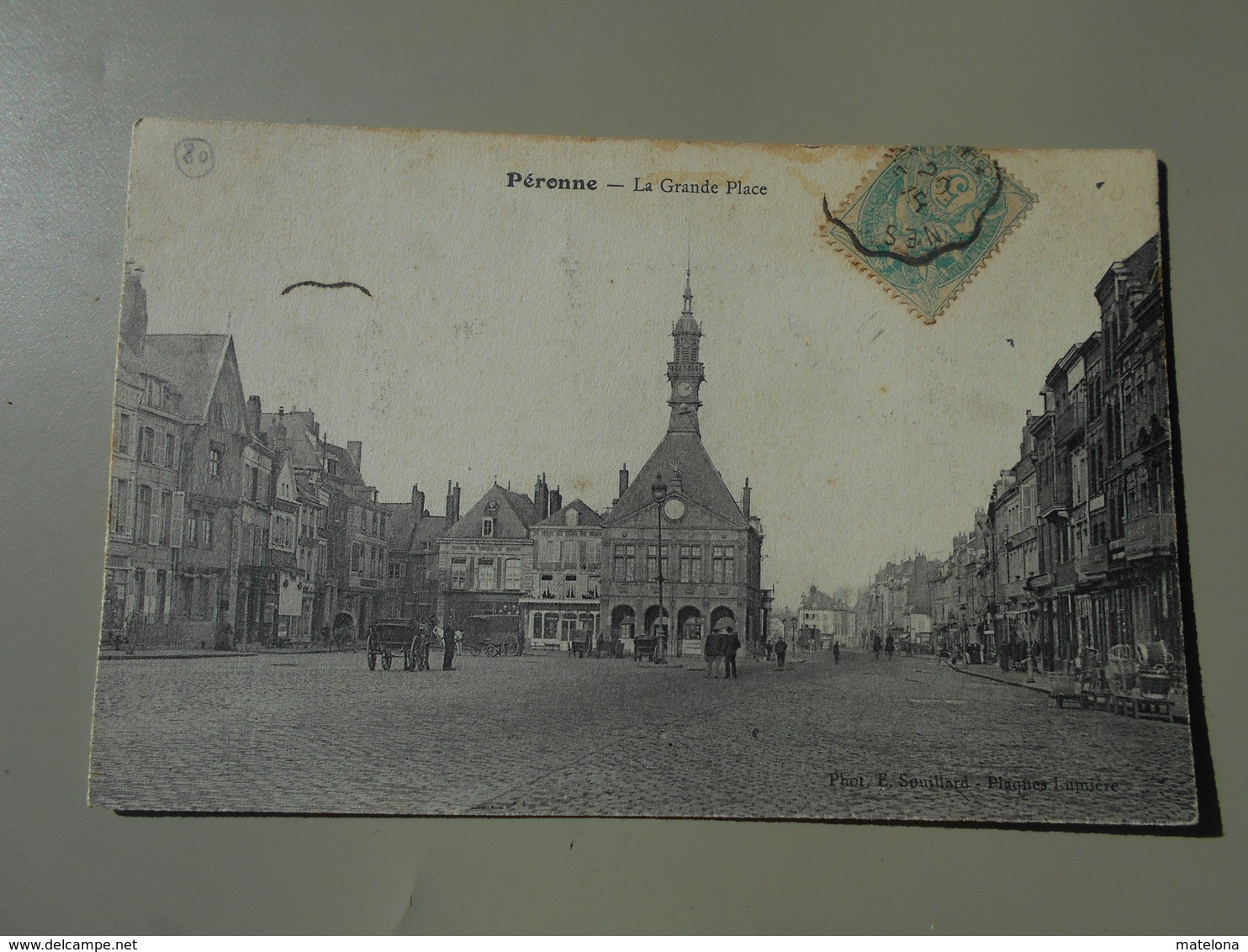 SOMME PERONNE LA GRANDE PLACE - Peronne