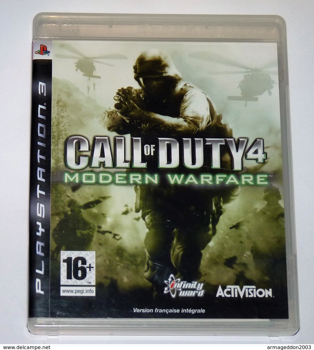 JEU PS3 CALL OF DUTY 4 MODERN WARFARE COMPLET / FONCTIONNE / FRANCE PAL - PS3