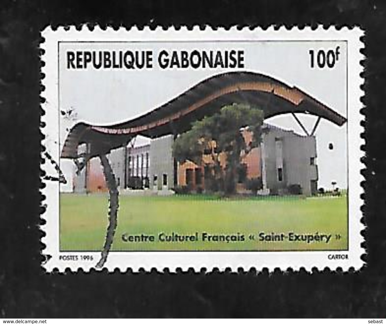 TIMBRE OBLITERE DU GABON  DE 1996 N° MICHEL 1291 - Gabon (1960-...)