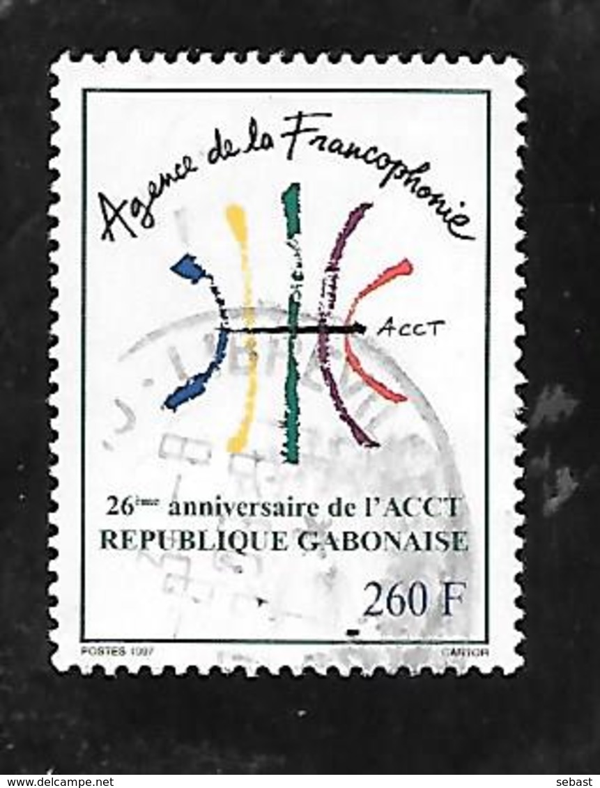 TIMBRE OBLITERE DU GABON  DE 1998 N° MICHEL 1413 - Gabon (1960-...)