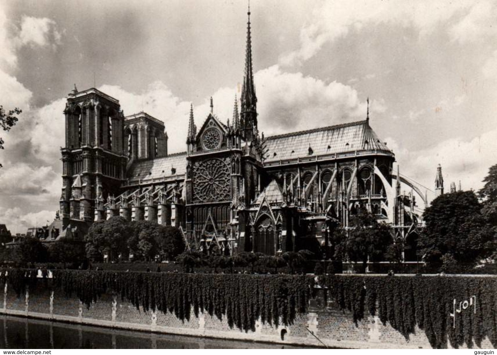 CPSM - PARIS - NOTRE-DAME - L'Abside - Notre Dame De Paris