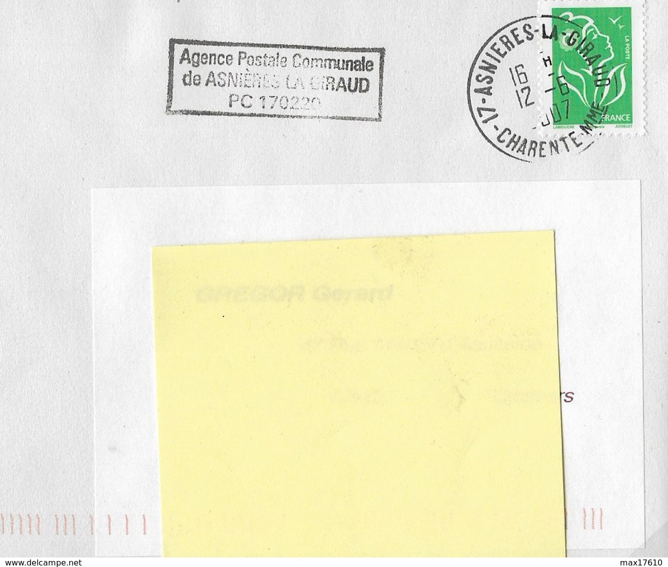 Region Saintes La Rochelle Jonzac Pons St Jean Angely 1 Lot Plus De 20 Lettres Relais Poste Et Agence Postale Communale - Mechanical Postmarks (Other)