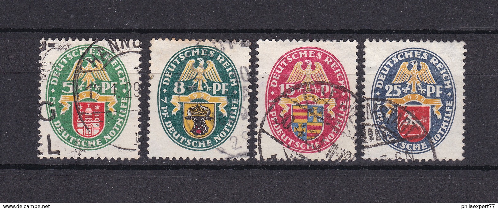 Deutsches Reich  - 1928 - Michel Nr. 425/428 - Gest. - 80 Euro - Gebraucht