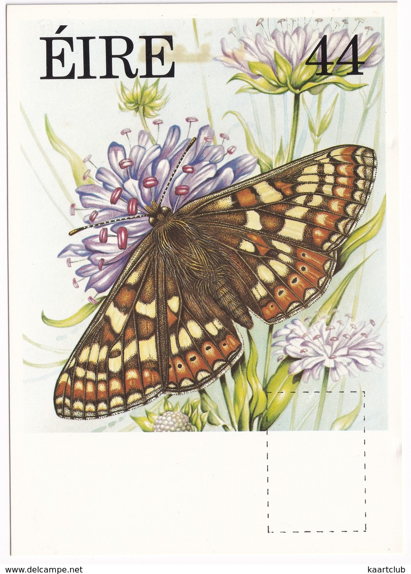 Fauna And Flora Series: MARSH FRITILLARY - Vlinder / Butterfly / Schmetterling / Papillon - (Eire - Ireland)  - 44P - Vlinders