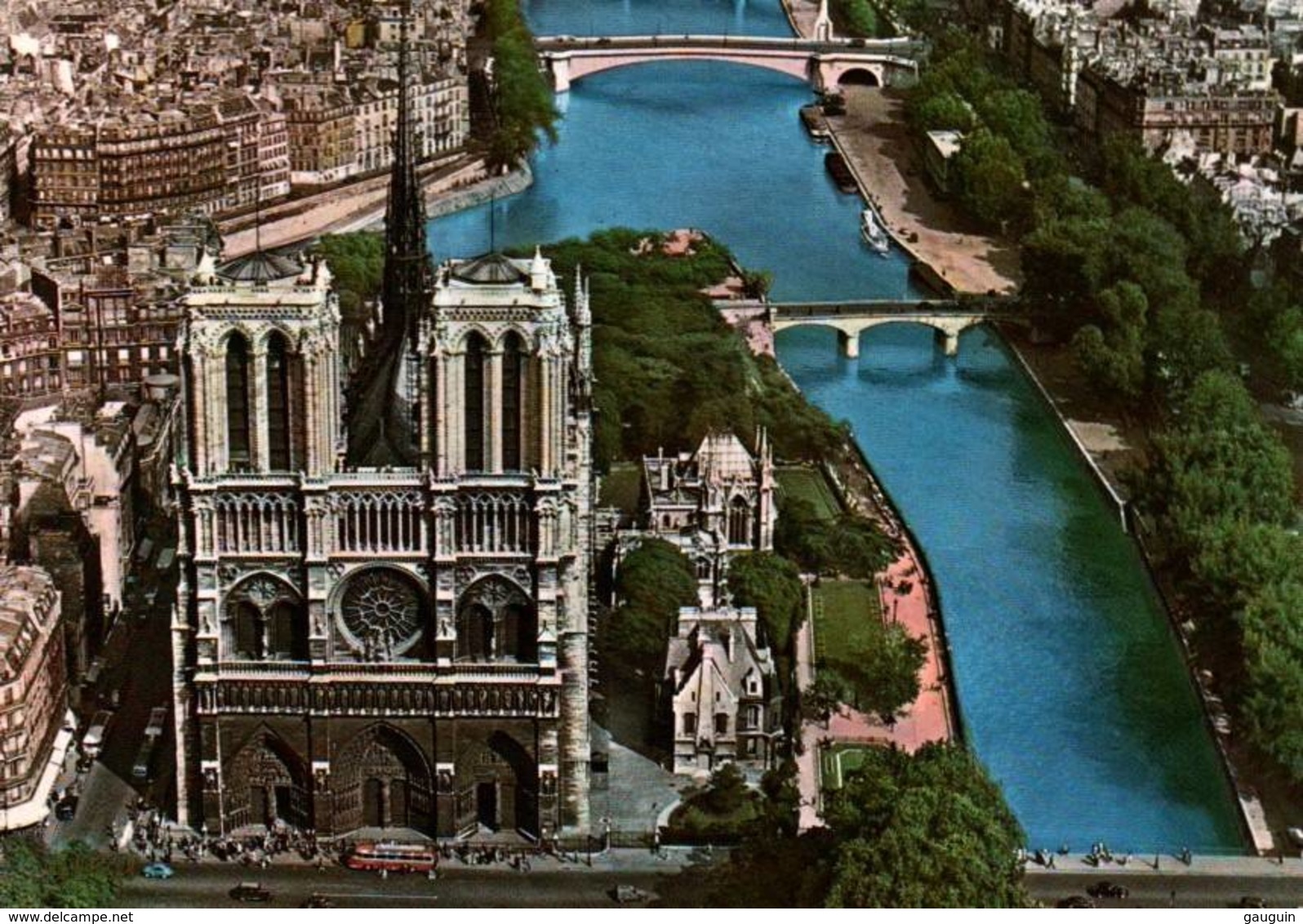 CPM - PARIS - NOTRE-DAME - En Avion Au Dessus De ... - Notre Dame De Paris