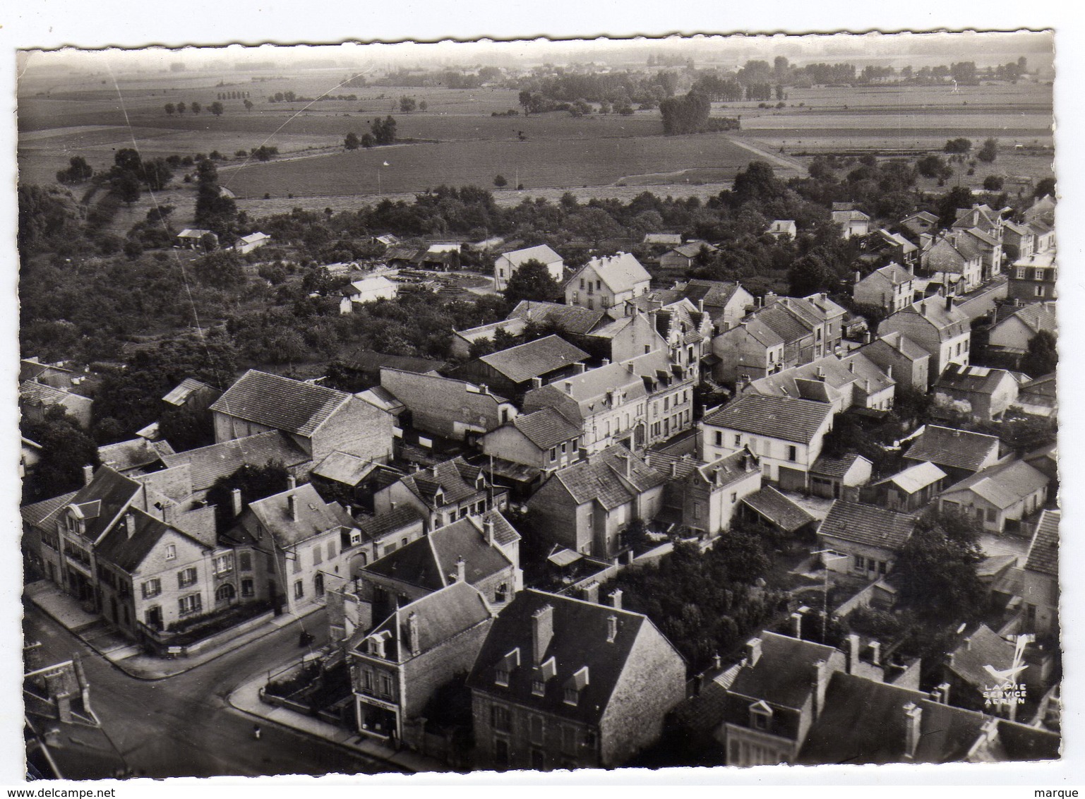 Cpsm N° 7 ATTIGNY Vue Générale Côté Rue Pasteur - Attigny