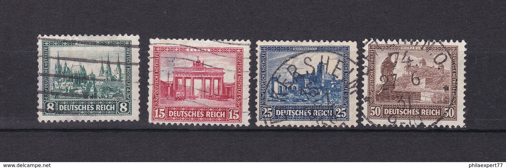 Deutsches Reich  - 1930 - Michel Nr. 450/53 - Gest. - 140 Euro - Gebraucht