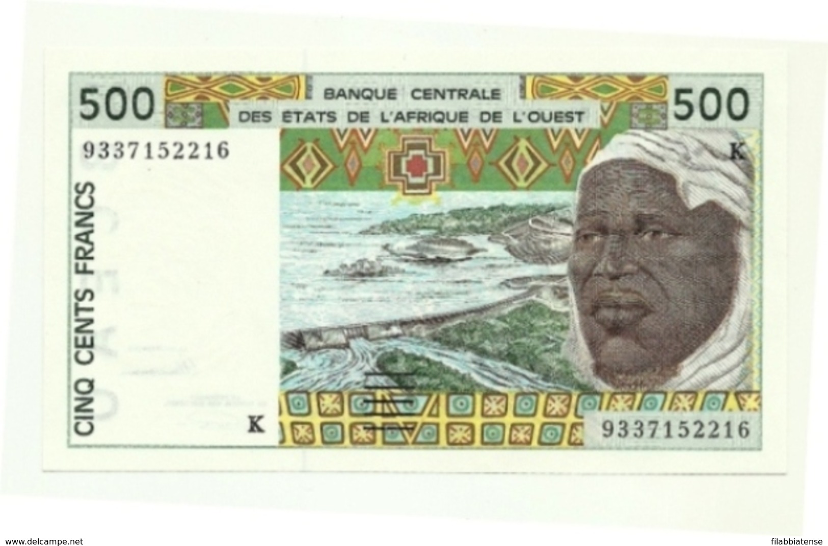 Senegal - 500 Francs 1993     ++++++++ - Senegal