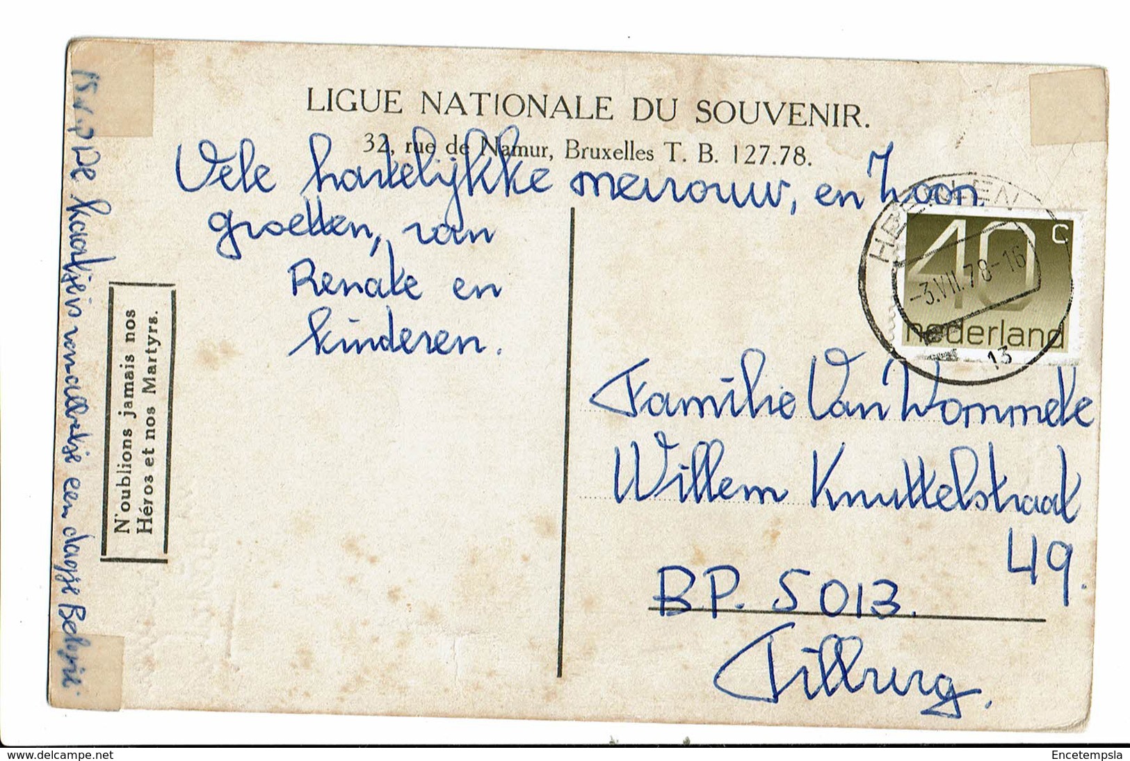 CPA - Carte Postale -Belgique- Monceau Sur Sambre- Plaque Commémorative Où Y. Vieslet Fut Tuée-VM2331 - Charleroi