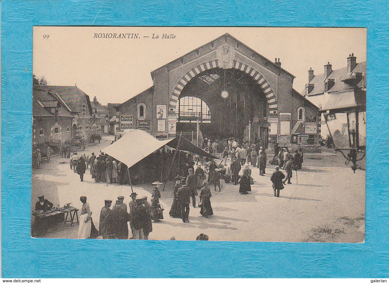 Romorantin. - La Halle. - Jour De Marché. - Romorantin