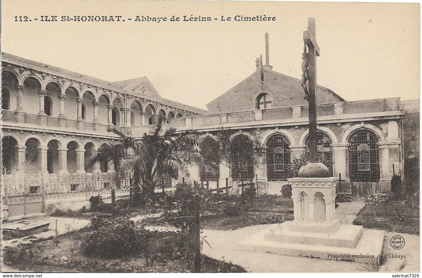 ILE St-HONORAT Abbaye De Lérins - Le Cimetière - Autres & Non Classés