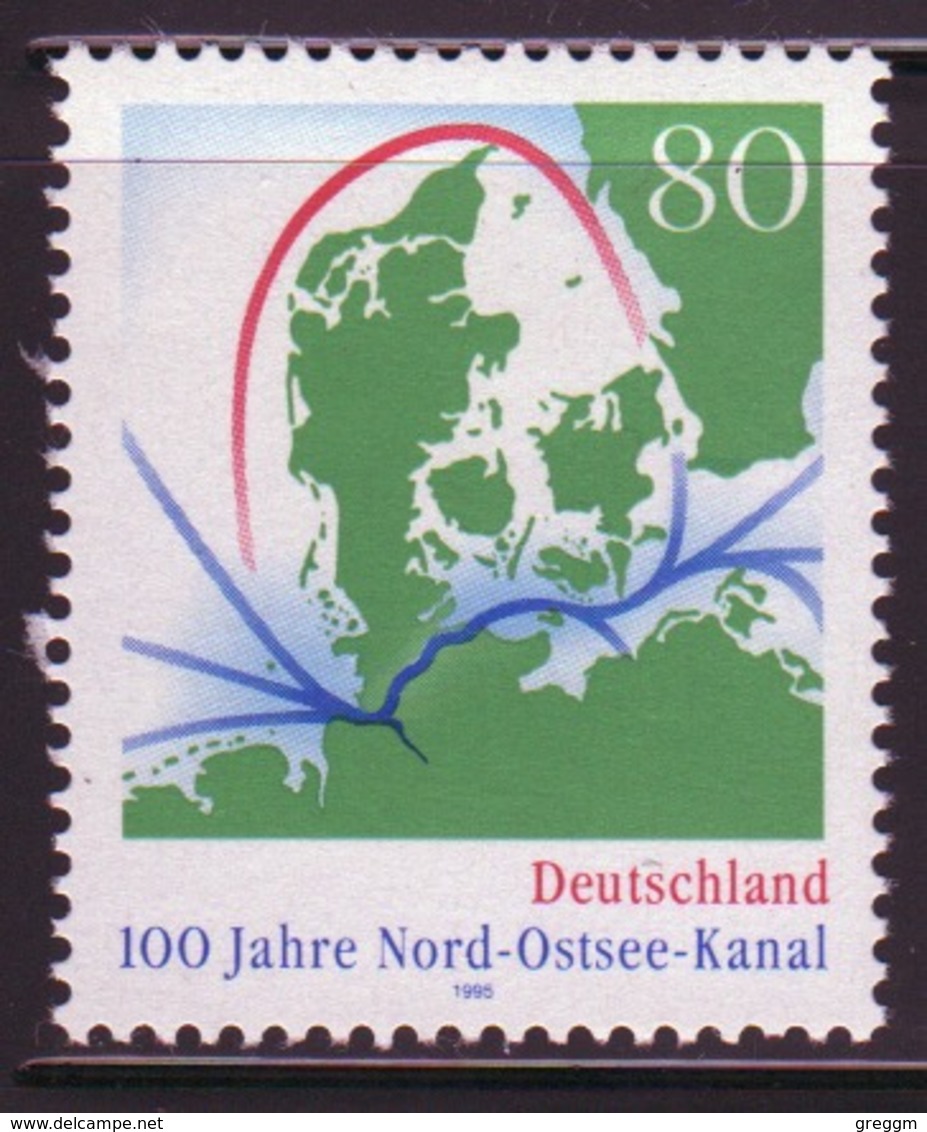 Germany 1995 Single Stamp To Celebrate The Centenary Of Kiel Canal. - Nuovi