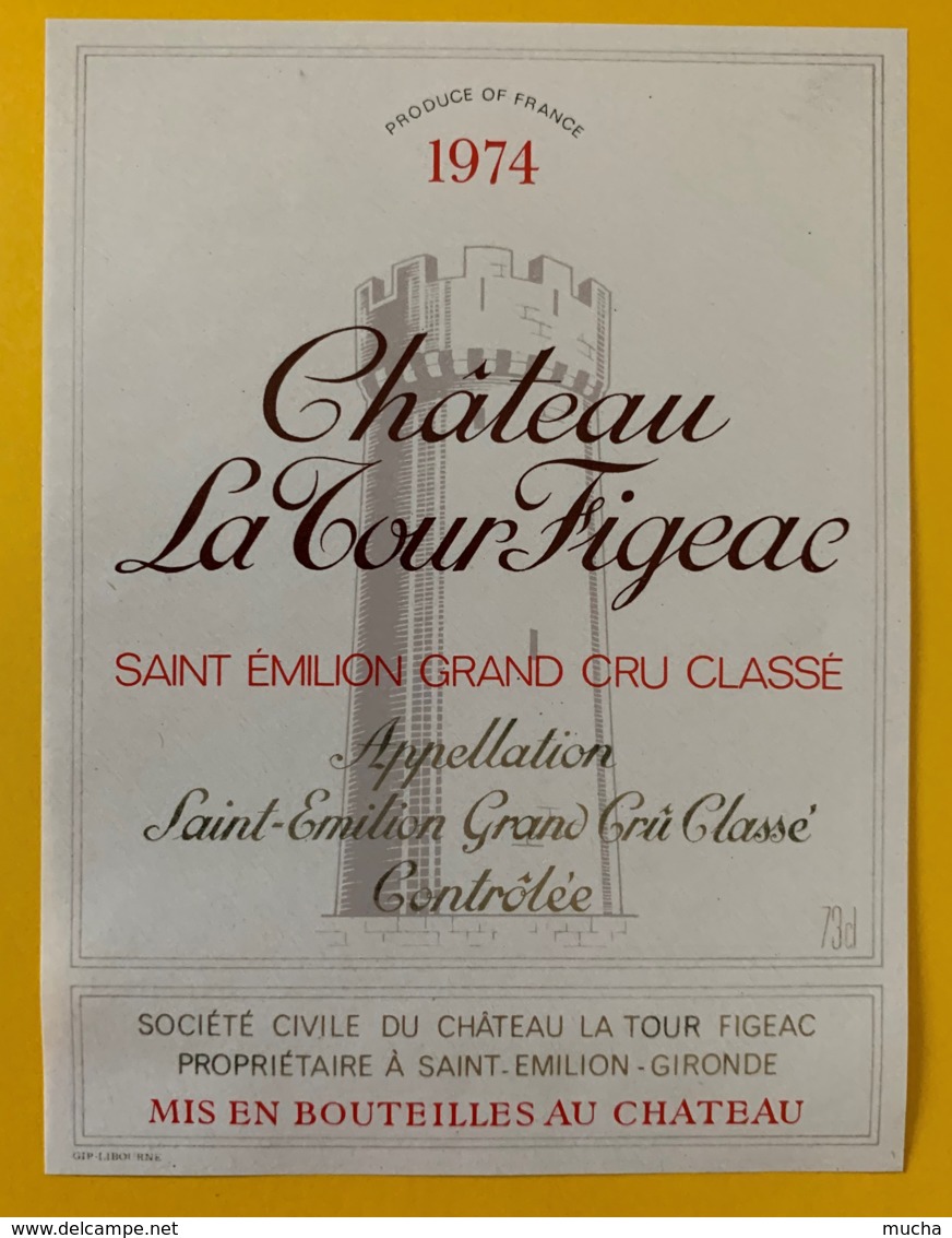 10354 - Château La Tour Figeac 1974 Saint Emilion - Bordeaux