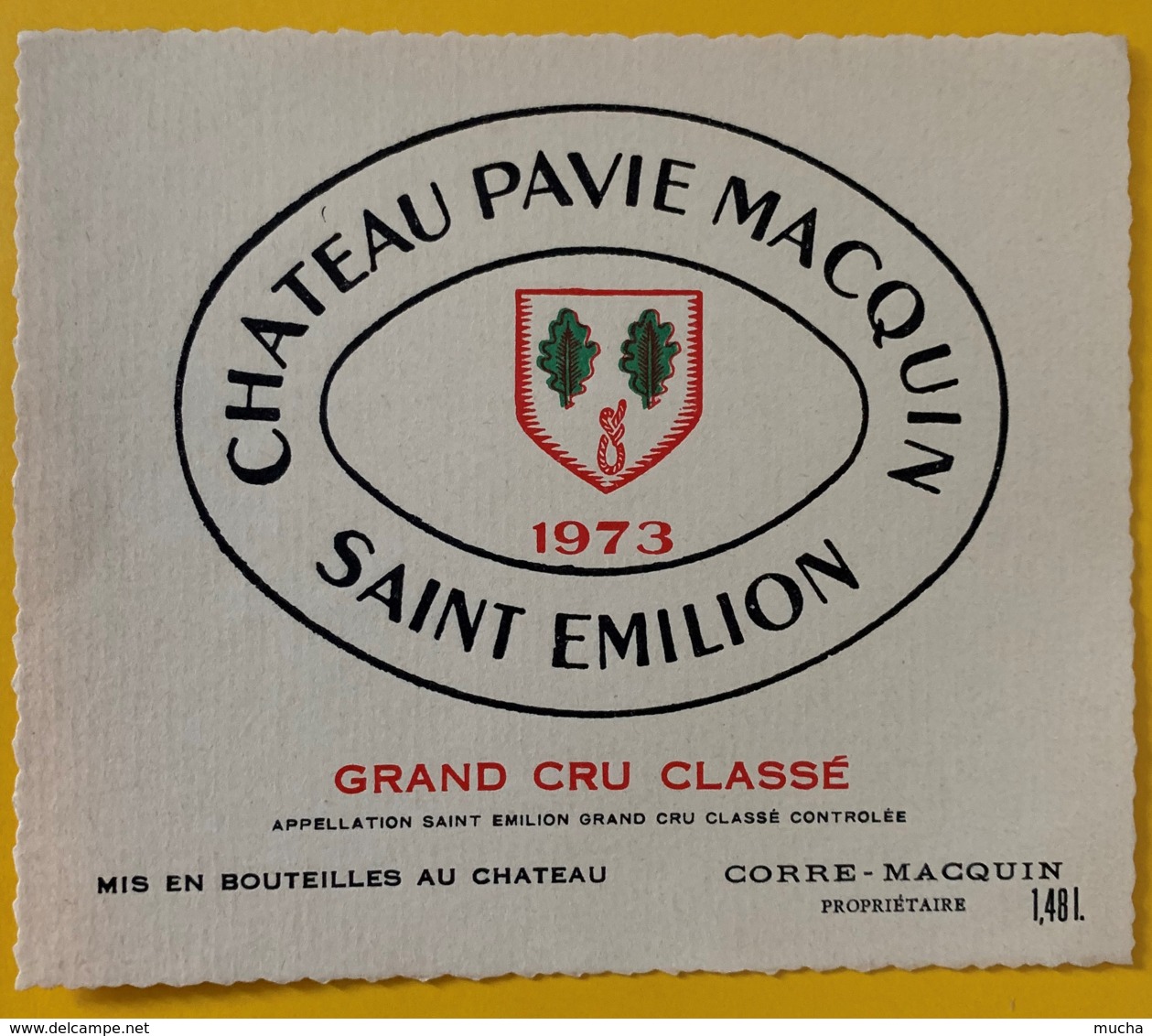 10382 - Château Pavie Macquin  1973  Saint Emilion - Bordeaux