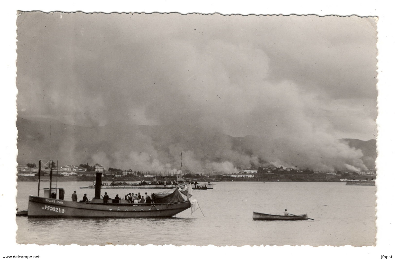 ESPAGNE - IRUN Incendie Du 4 Septembre 1936 - Autres & Non Classés