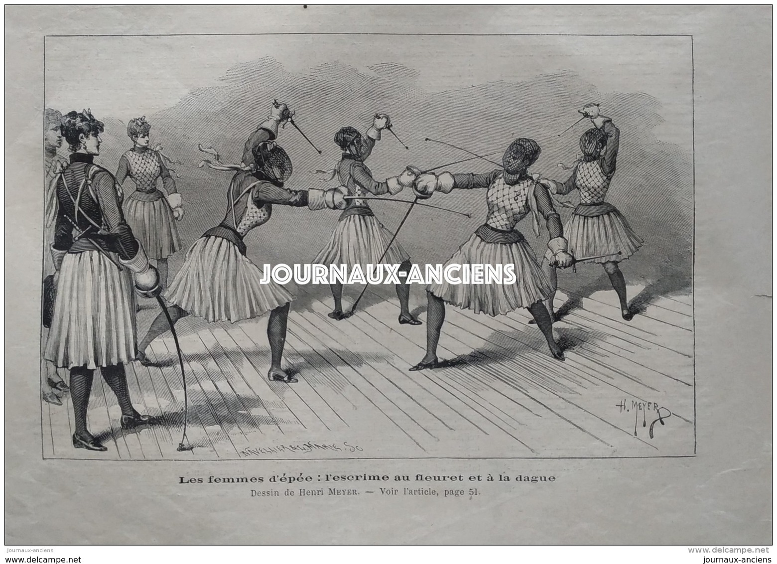 1885 Mr DUPUY DE LOME - TONKIN LANG SON - LES FEMMES D'ÉPÉE ESCRIME - EXPOSITION AGRICOLE - Mr CARO - 1850 - 1899