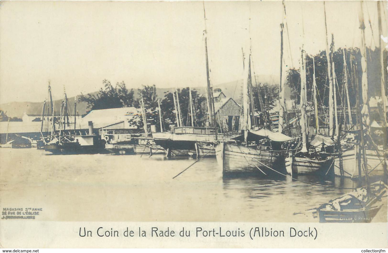 CPA MAURICE "Un Coin De La Rade Du Port Louis" - Maurice