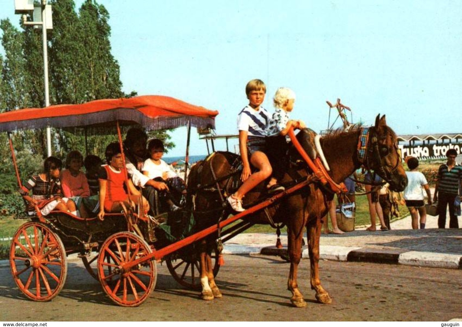 CPM - SLATNI PJASSAZI - Calèche Promenade à Cheval ... - Bulgarije