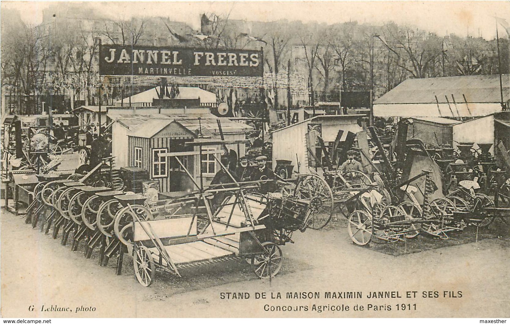 MARTINVELLE   Maison Jannel Freres - Stand D'exposition De Maximin Jannel En 1911 - Altri & Non Classificati