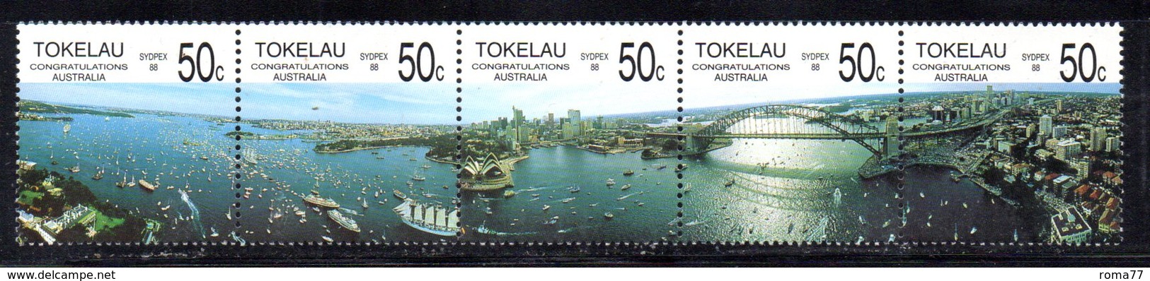 TOKELAU 1988 - Serie Yvert N. 155/159  ***  MNH  (2380A) - Tokelau