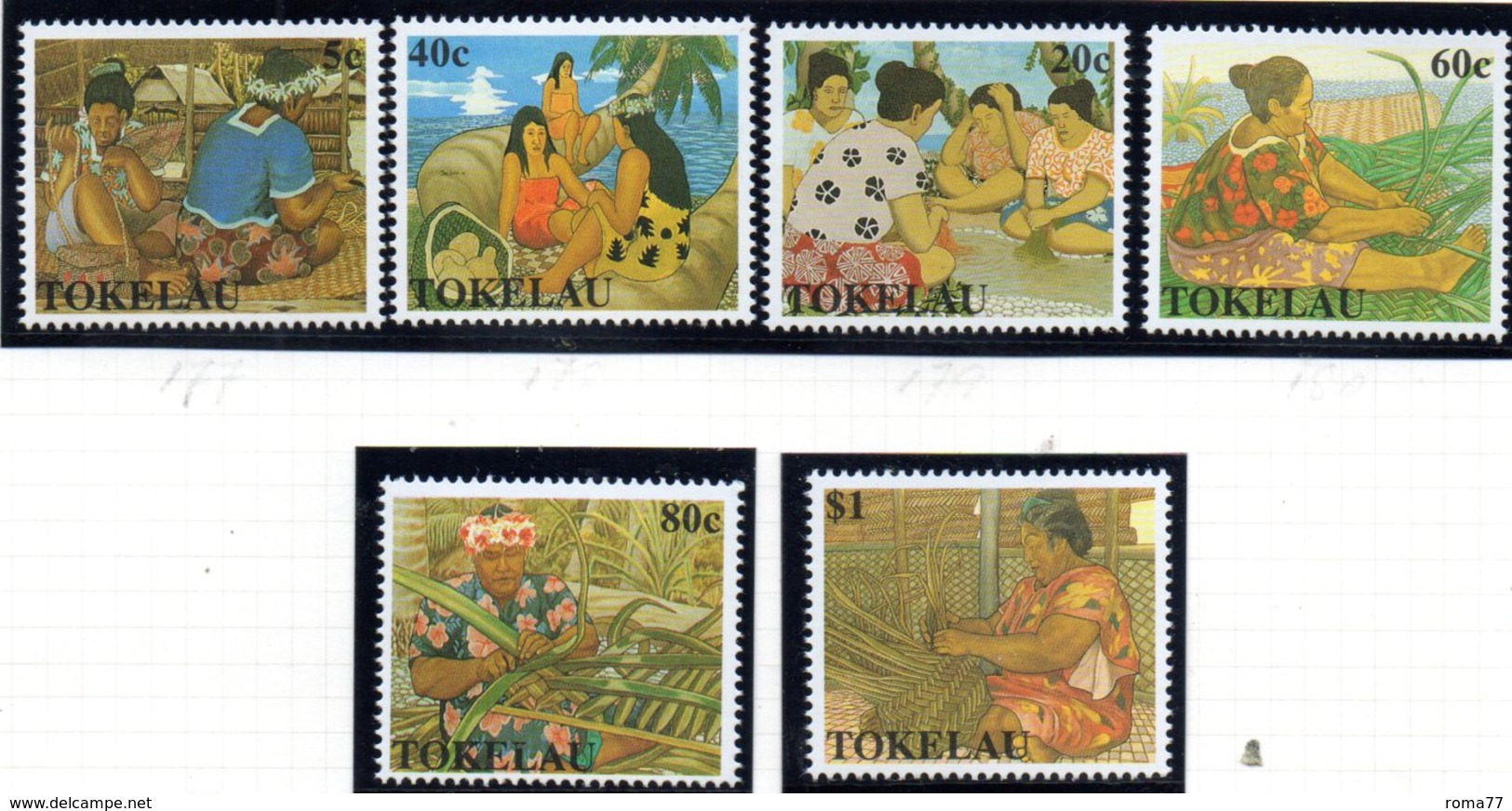 TOKELAU 1990 - Serie Yvert N. 183A/F  ***  MNH  (2380A) - Tokelau