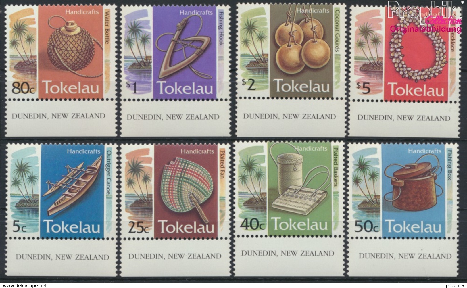 Tokelau 201-208 (kompl.Ausg.) Postfrisch 1994 Handwerksproduktion (9305165 - Tokelau