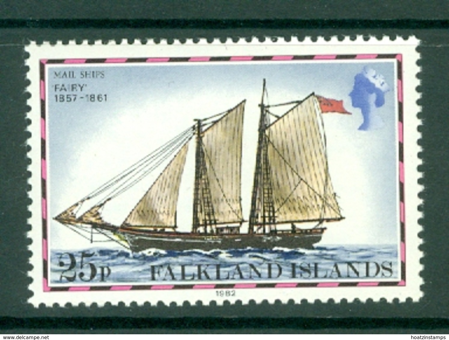 Falkland Is: 1982   Ships  SG342B    25p   ['1982' Imprint Date]    MNH - Falkland Islands